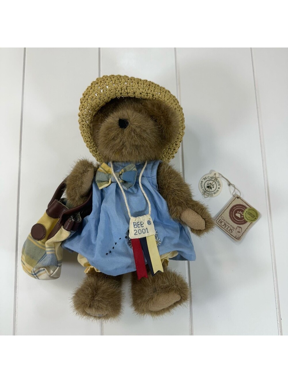 Boyds Bears Honey Bee Beary #94637LB 2001 Limited Edition Longaberger Plush